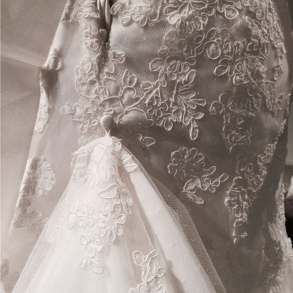 Demetrios Wedding dress cb 7674 size 2, altered to fit dress size 2 - Picture 8 of 12